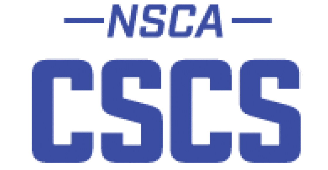 NSCA CSCS (Certified Strength and Conditioning Specialist from the National Strength and Conditioning Association) Logo